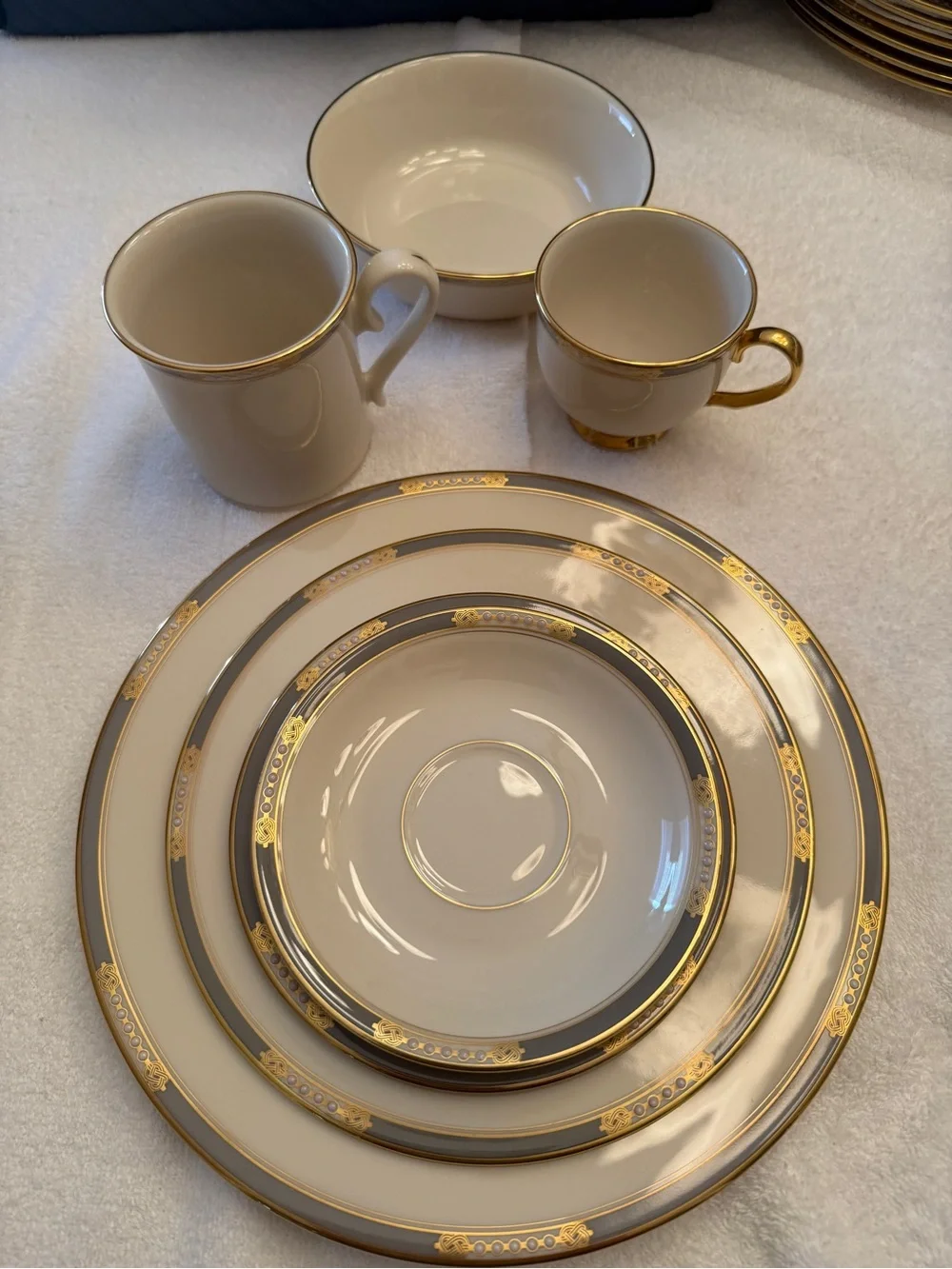 Lenox White Porcelain Plate from Presidential Collection